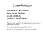 Curso Fisiolog a