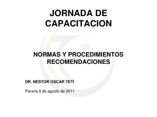 JORNADA DE CAPACITACION