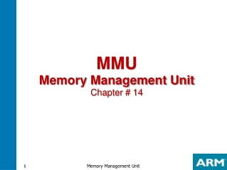 MMU Memory Management Unit Chapter # 14