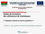 Module 4 - O , comment trouver les statistiques sanitaires