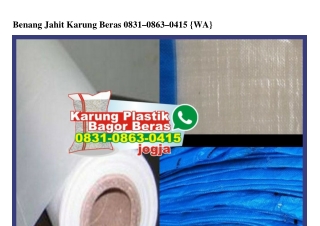 Benang Jahit Karung Beras 083108630415[wa]