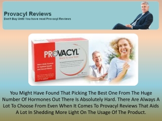 Provacyl Review