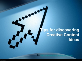 Tips for discovering creative content ideas