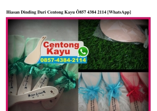 Hiasan Dinding Dari Centong Kayu 0857.4384.2114[wa]