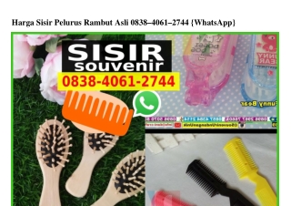 Harga Sisir Pelurus Rambut Asli O838 4O61 2744[wa]