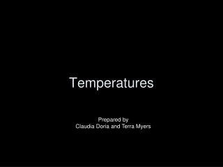 Temperatures