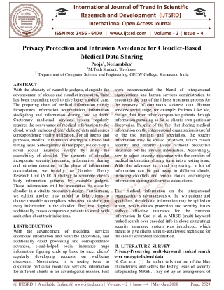 Privacy Protection and Intrusion Avoidance for Cloudlet Based Medical Data Sharing