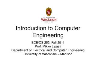 Introduction to Computer Engineering