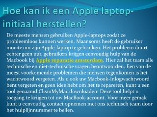 Apple reparatie den haag