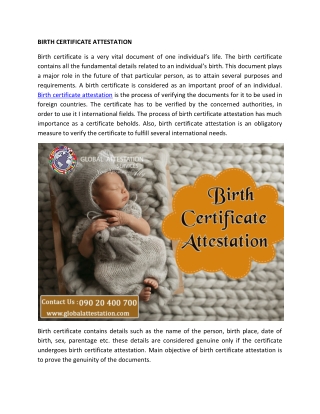 BEST BIRTH CERTIFICATE ATTESTATION