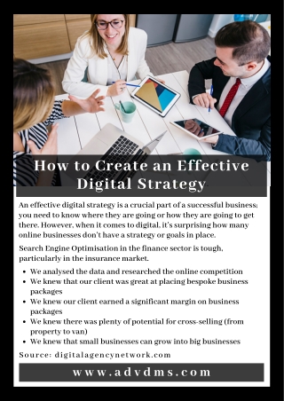 How To Create An Effective Digital Strategy