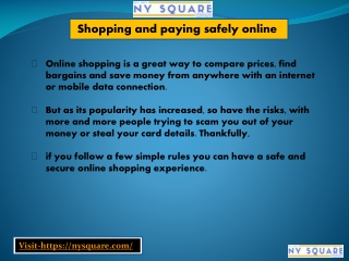 shopping online safety and security