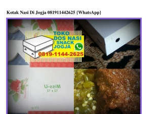 Kotak Nasi Di Jogja Ô8I9II442625[wa]