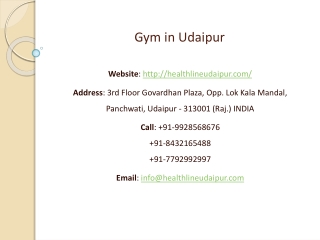 Gym in Udaipur