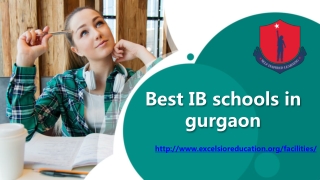 Best IB Schools in Gurgaon