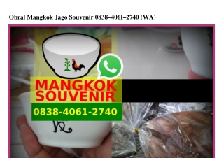 Obral Mangkok Jago Souvenir O838-4O61-274O[wa]