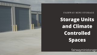 Affordable Storage Fairway Mini Storage