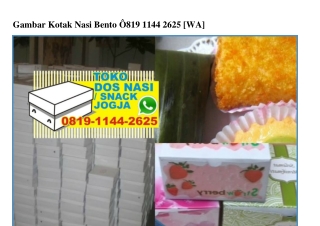 Gambar Kotak Nasi Bento O819·1144·2625[wa]