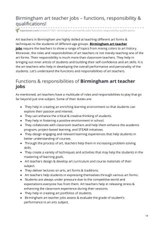 Secondary teaching assistant jobs birmingham