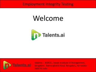 Employment Integrity Testing