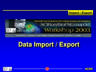 Data Import / Export