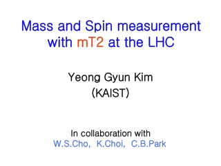 Mass and Spin measurement with  mT2  at the LHC