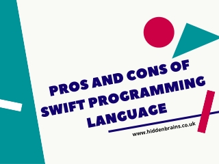 Pros and Cons of Swift Programming Language
