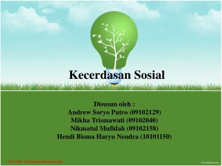 Personality Development