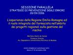 SESSIONE PARALLELA STRATEGIE DI PREVENZIONE DEGLI ERRORI 28