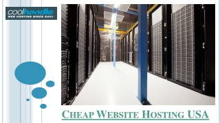 Cheap Website Hosting USA