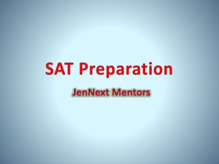Plan Ahead with SAT Preparation in Delhi