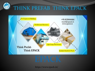 EPACK offer Prefabricated Portable Cabins