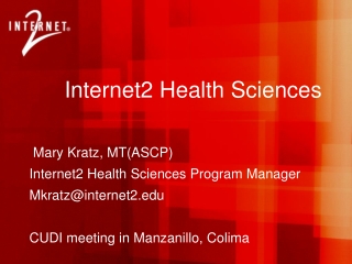 Internet2 Health Sciences