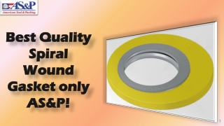 Best Quality Spiral Wound Gasket only AS&P!