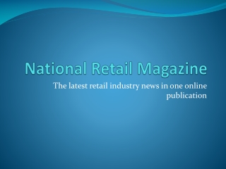 National Retail Magazine