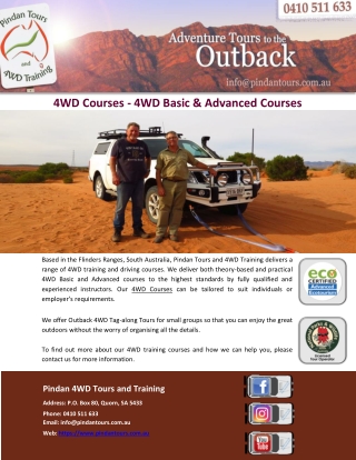 4WD Courses - 4WD Basic & Advanced Courses