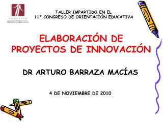 ELABORACIÓN DE PROYECTOS DE INNOVACIÓN