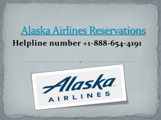 How to book Alaska Airlines Reservations?