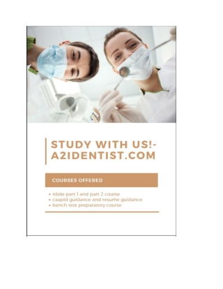 Do you need guidance to study dentistry in USA? – check a2identist