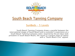 Sunbed Tanning Equipment for Indoor Tan