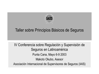 Taller sobre Principios Básicos de Seguros