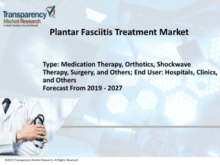Plantar Fasciitis Treatment Market by Type and Forecast to 2027