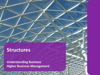 Structures Understanding Business Higher Business Management