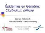 pid mies en G riatrie: Clostridium difficile