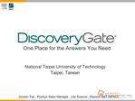 National Taipei University of TechnologyTaipei