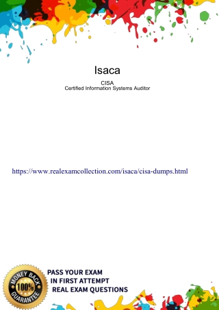 Up-to-dated Isaca 365 CISA| For the Best Performance