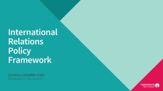 International Relations Policy Framework