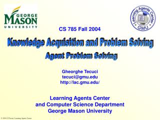 Knowledge Acquisition and Problem Solving
