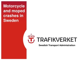 Motorcycle and moped crashes in Sweden