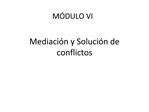 Mediaci n y Soluci n de conflictos